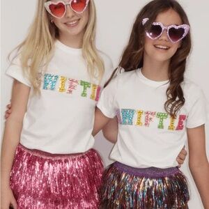 Swiftie White T-Shirt with Colorful Lettering